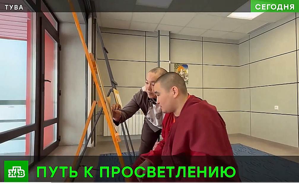 Телеканал НТВ посетил первый Российский буддийский университет